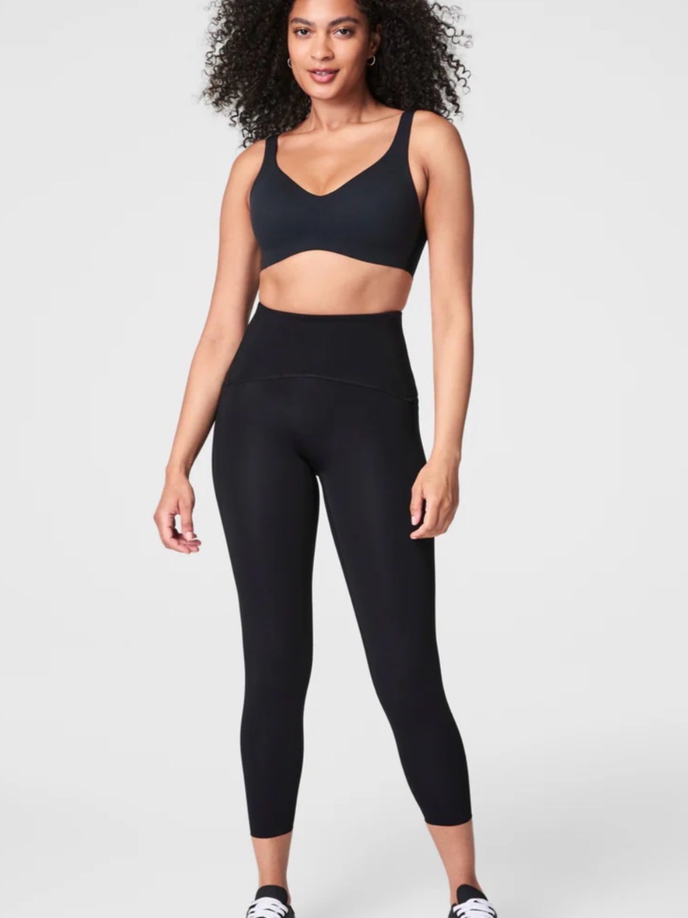 SPANX Dark Green High-Waist Leggings